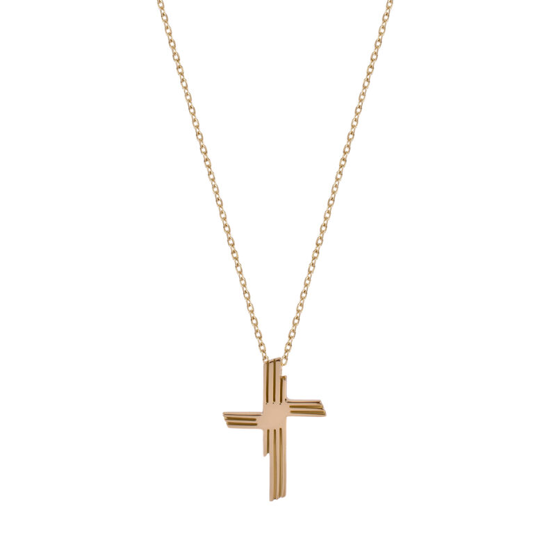 Colar Crucifixo Israel: um elegante acessório que combina fé e sofisticação. O colar apresenta um crucifixo detalhado, inspirado nas tradições sagradas de Israel, montado em uma corrente fina e delicada. A peça é destacada por seu acabamento refinado e design clássico, ideal para complementar qualquer look com um toque de espiritualidade e estilo.